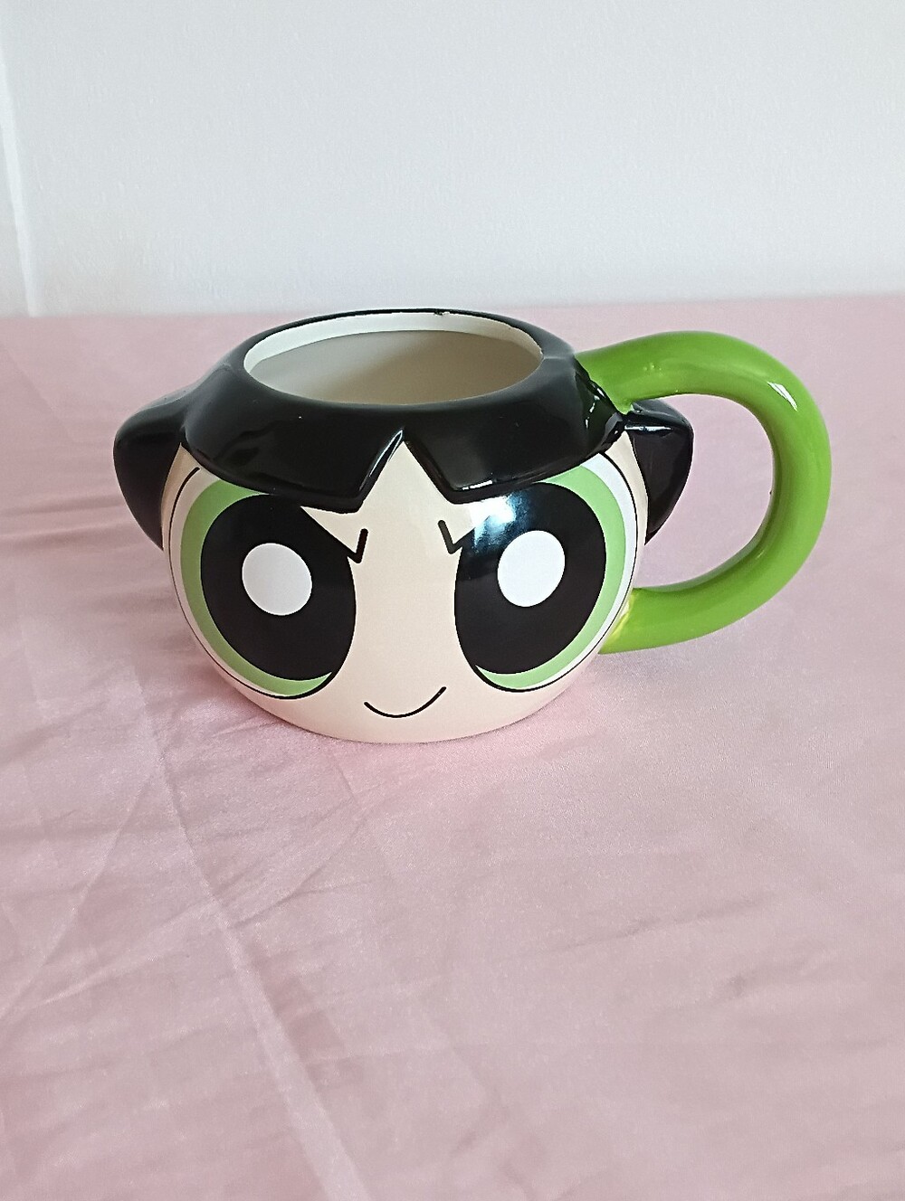Silver Buffalo Powerpuff Girls Buttercup Superhero, 3D Sculpted Mug, 20oz
